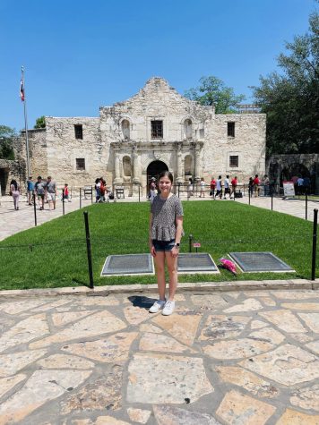 Seventh grader Jamie Cromer and her parents visited downtown San Antonio where they visited the Alamo and Market Square.